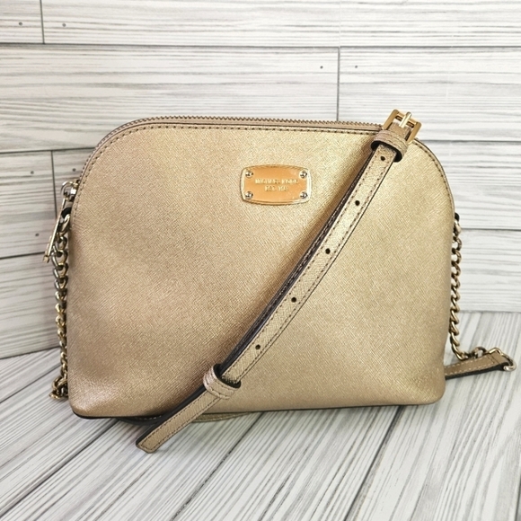 MICHAEL Michael Kors Gold Crossbody Bag - Picture 1 of 16